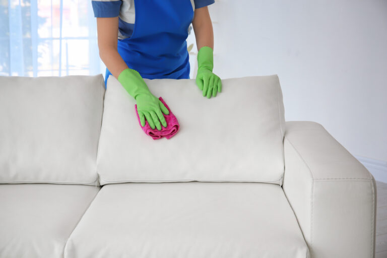 How to clean a leather settee