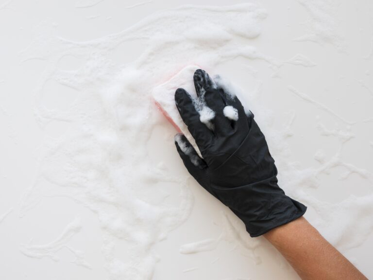 Cleaning crayon from wall