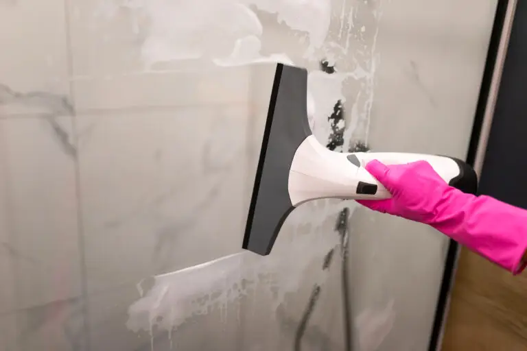 Easy clean shower walls