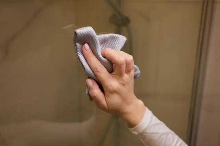 How to clean a walk-in shower