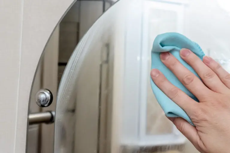 Using Glass Cleaner on Mirrors