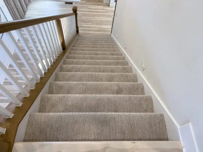Clean Carpeted Stairs