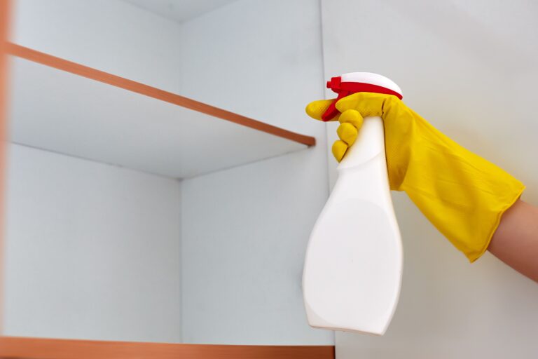 Clean Cabinet Interiors and Shelving